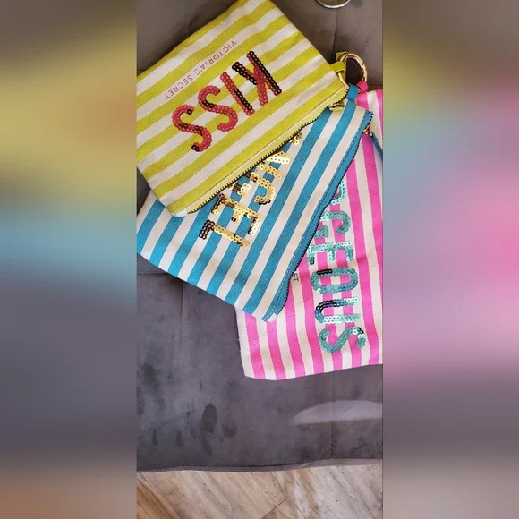 Set of 3 Make-/Cosmetic Bag - Picture 2 of 6